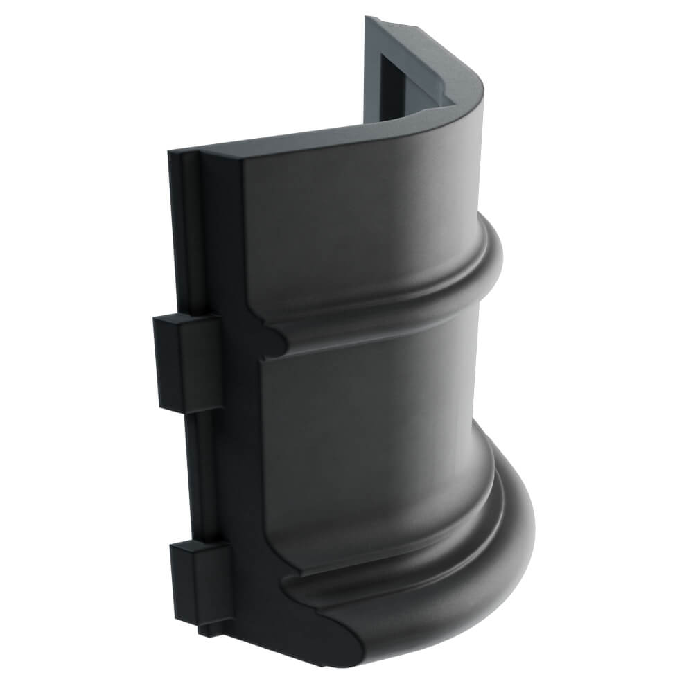 Подступенок угловой Verona 110х140х30мм Серый