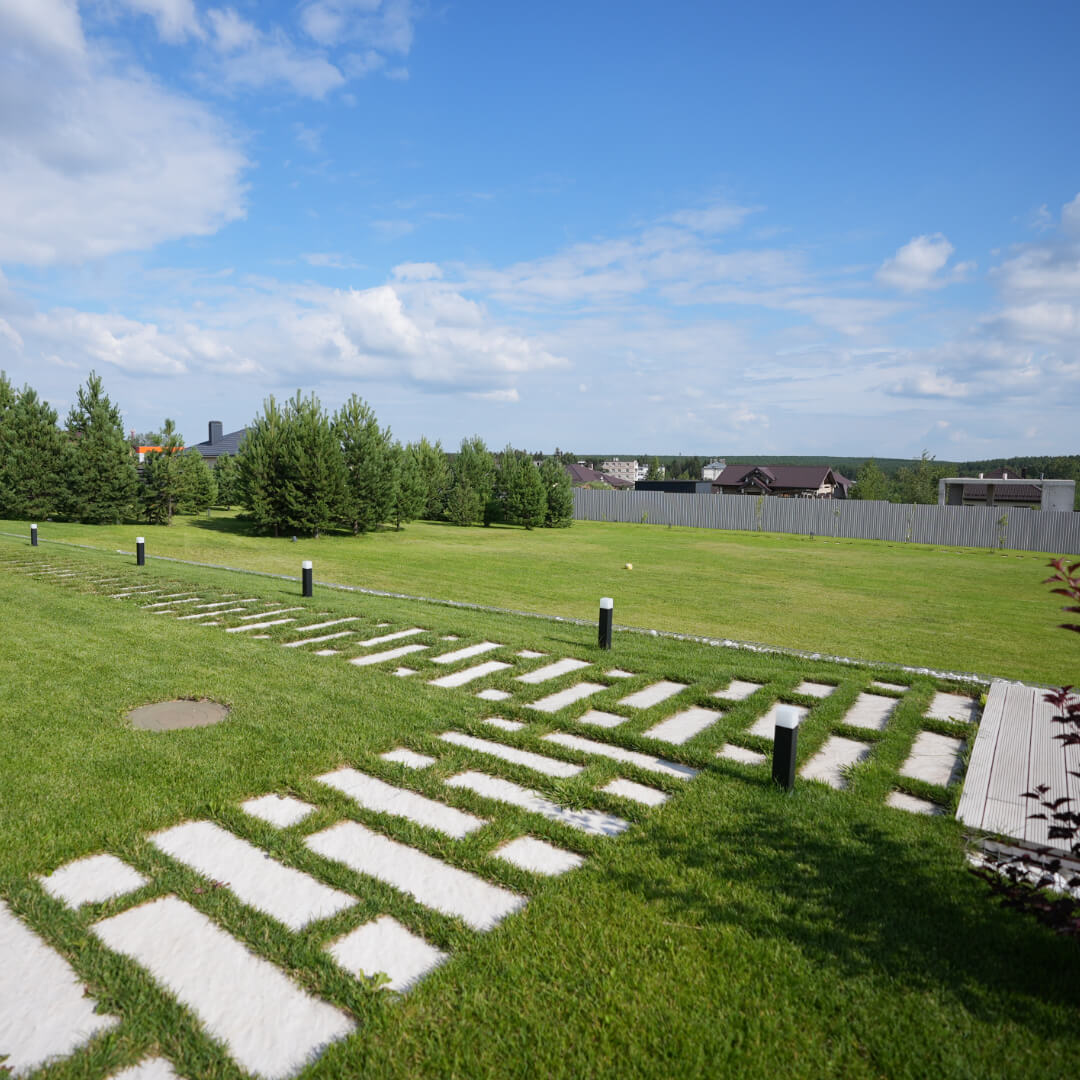 Шаговая плита STONE Светлая Галька 990х330х55мм